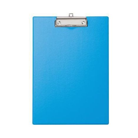 Klemmbrett 22,9 x 31,9 cm (B x H) DIN A4 Karton Material der Kaschierung außen: Polypropylen hellblau (1/4)
