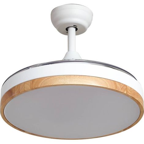 Deckenventilator mit Lampe "Oras" aus Metall mit Fernbedienung für Wohnzimmer & Esszimmer von Lindby (1/5)