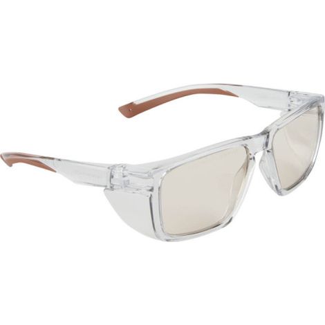 Gafas de seguridad con protección lateral PORTWEST PS26  Marrón