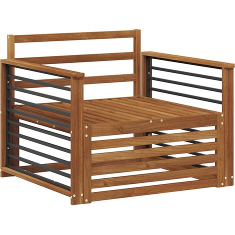 Maison Exclusive - 2 Stück Outdoor-Sofa Natur