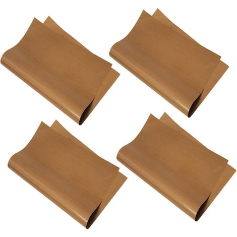 Mipcase 4 feuilles Lot de Tapis de Pâtisserie Antiadhésifs Réutilisables Feuilles de Cuisson Résistantes à Haute Température pour Four et Plaques de Cuisson Faciles à Nettoyer'-'- (1/5)