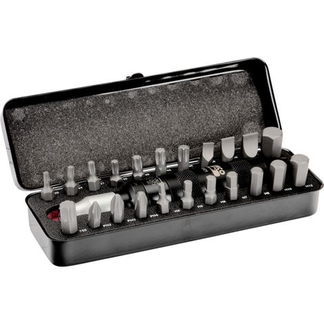 Bahco 1/4-Schlagschraubendreher-Satz für Phillips- und TORX-Schrauben 45 mm x 70 mm x 197 mm - 23-tlg. (1/3)
