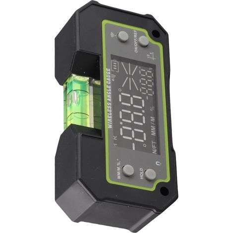 Inclinomètre numérique bi-axial avec affichage LCD, rapporteur d'angle électronique magnétique et fonction Bluetooth (1/5)