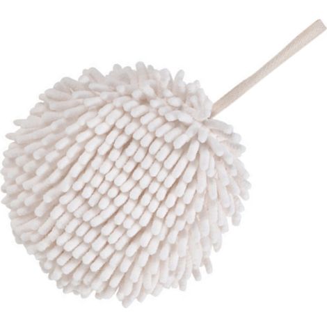 Das abnehmbare, saugfähige und leicht zu waschende kugelförmige Handtuch für Küche und Wohnzimmer [Design Fitte], zusammen mit einem Stoffbuch und einem Handtuchtyp C90 [Pepper, White Flower, T-Shirt] (1/3)