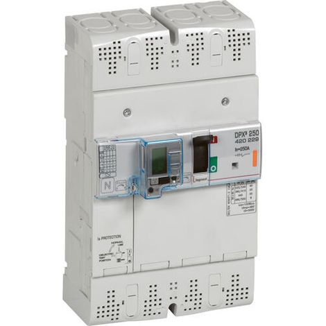 420229 Disjoncteur magnétothermique différentiel DPX³250 - LEGRAND