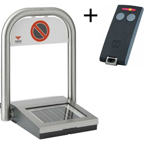 Cardin PARKSUN-S Elektromechanische energieunabhängige Parkplatzsperren-automation mit integriertem Photovoltaik-Panel (1/4)
