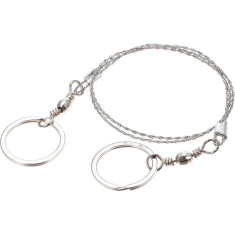 Saw Wire - Acier Inoxydable - 53 Cm - Pour Randonnée Camping Survie - 1 Pièce (1/5)