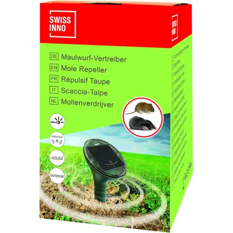 SWISSINNO Solar-Maulwurf-Vertreiber Solution