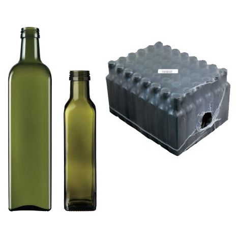 Bottiglia In Vetro Marasca Imboccatura Ø Mm. 31,5 Cc. 250 - 48 Pz