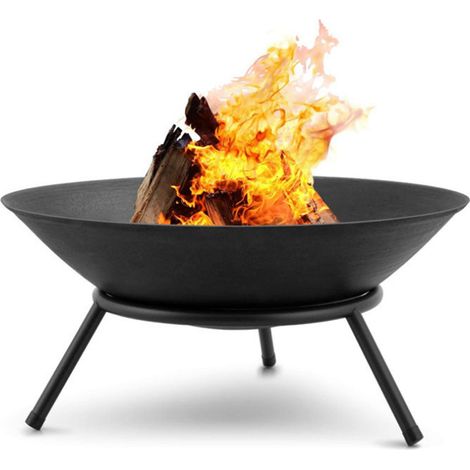 Bol de feu 22.6x22.6x10.4cm en Acier avec 3 Pieds