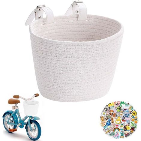 Cesta ajustable para bicicleta，bolsa para manillar de patinete，bonita cesta para manillar de bicicleta，adolescentes y adultos jóvenes (1/5)