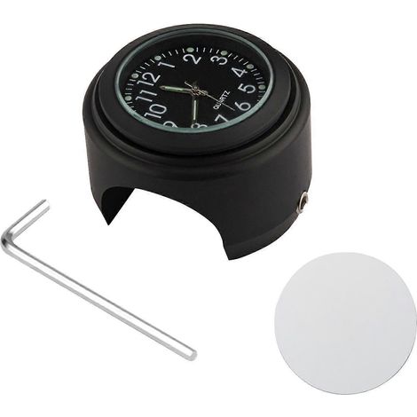 Horloge de guidon universelle pour moto, thermomètre de vélo étanche, pièce de rechange pour motos et vélos (1/5)