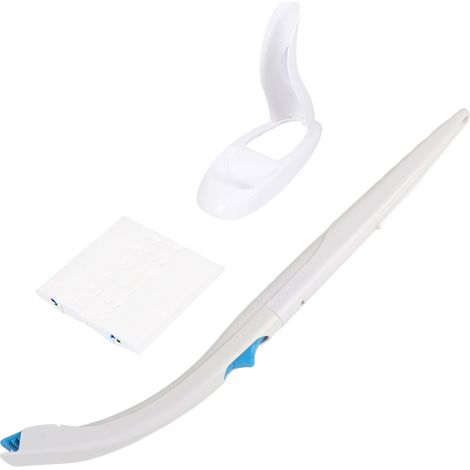 Cepillo de inodoro desechable con cabezal de detergente concentrado reemplazable para el baño de casa.