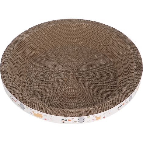 Griffoir pour chat en carton polyvalent, grand espace, griffes de meulage, papier ondulé, lit de salon pour chats d'intérieur (1/5)