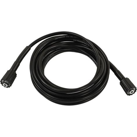 Jeffergarden Tuyau de nettoyeur haute pression de 9 m pour lavage de voiture, antidéflagrant, en caoutchouc PVC, rallonge de nettoyage à l'eau avec 2 embouts M22, diamètre 15 mm.