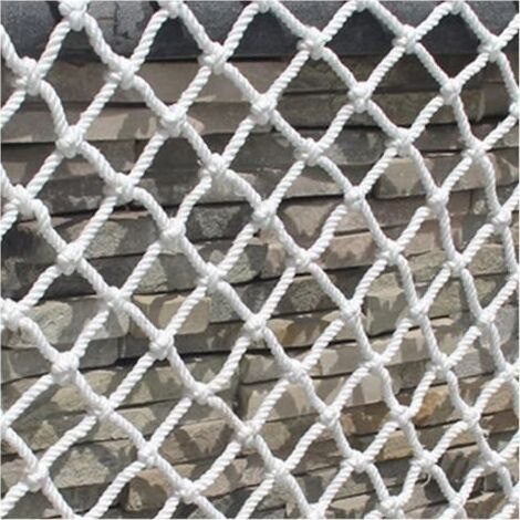 Red de seguridad de nailon, red de protección anticaídas, cuerda resistente y duradera para ventanas y balcones, previene caídas, malla resistente al desgarro, valla decorativa (1x6m) (1/5)