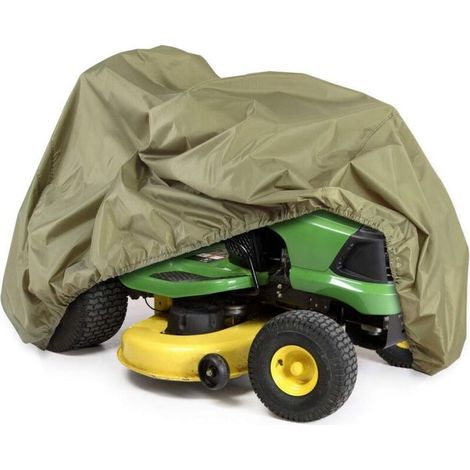 Mower Cover, Waterproof Protective Cover for Lawn Mower, UV Protection, 210D Oxford Fabric Lawn Tractor Cover, for Ride-on Garden Tractor (Size: 177x110x110cm) (1/5)