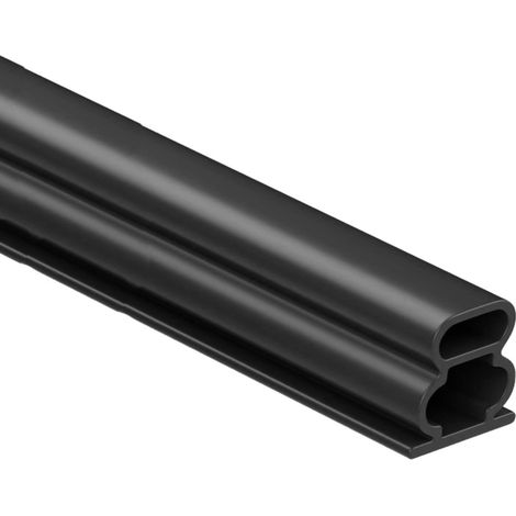 2er-Packung 1 m I-förmige EPDM-Schaumstoff-Türdichtungsleiste, selbstklebend, schalldämmend, wasserdicht, für 7,5–9,5 mm breite Spalten, schwarz (1/5)