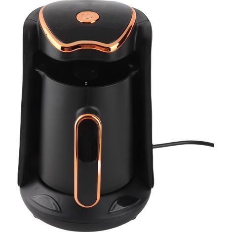 Machine à café turque 600 W, cafetière électrique anti-surchauffe, cafetière turque automatique intelligente anti-débordement, capacité de 1 à 4 tasses pour la cuisine (1/5)