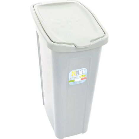 6 x PORTABIANCHERIA 25X35XH53 CM 35 L BIANCO