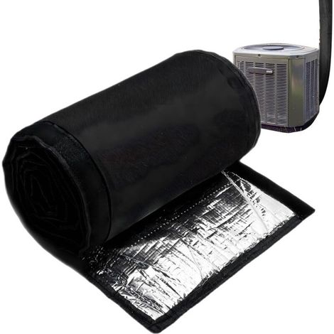 Gaine Isolante Pour Tubes En Cuivre - Manchon de Protection Réducteur de Chaleur - Couverture Antipoussière pour Conduits de Ventilation Dortoir Hôtel Bureau (1/4)