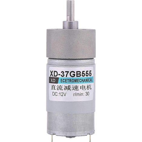 Moteur à engrenages CC 15 W, 12 V/24 V, couple, engrenages métalliques, double sens de rotation, pour caméra, vanne et robotique (1/5)