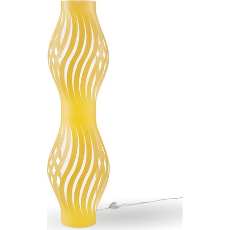 Piantana Moderna Helios Polilux ® Ocra Pastello 2 Luci E27 H123Cm (1/2)