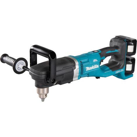 Makita – Perceuse d'angle sans fil 36V avec 2 batteries 5Ah – Moteur sans balais – Couple 136Nm pour perçage intensif – Technologie XPT (1/10)