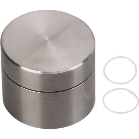 Boîte à thé étanche en acier inoxydable, mini conteneur portable pour feuilles de thé, usage domestique et bureau. (1/5)