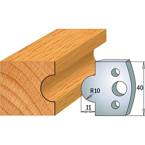 691.014 PAR CONTRACUCHILLAS 40X4MM