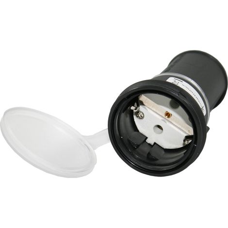 solartronics Schuko-Kupplung 16A 250V Schutzkontakt IP44 1,5mm²-2,5 mm² (1/3)
