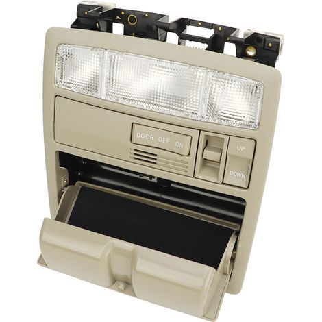 Ensemble lampe de lecture de carte pour lunettes de soleil 63650 33270 E0, remplacement pour plafonnier de console centrale, compatible avec Camry 2007 à 2011 (1/5)