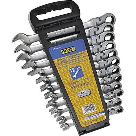 JUEGO 12 LLAVES COMB. CARRACA CAB. FLEX.