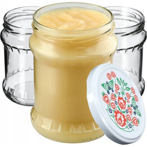 KADAX Słój Anna 500ml fi82 TO-500/8 pakiet 8szt + (1/5)