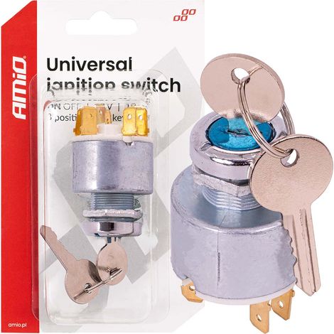 Interruptor de encendido universal 12V amio-04437 (1/5)