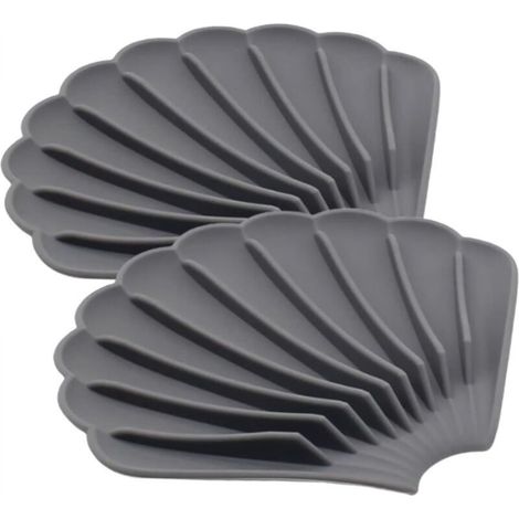 Multifunctional Dish Drainer Stand, Automatic Dish Drainer for Kitchen and Bathroom, Base-Free, Easy to Clean, Set of 2