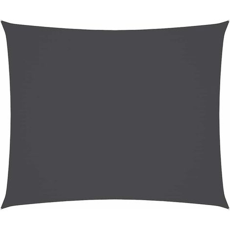 Maison Exclusive - Voile de parasol Tissu Oxford rectangulaire 3x4 m Anthracite (1/5)