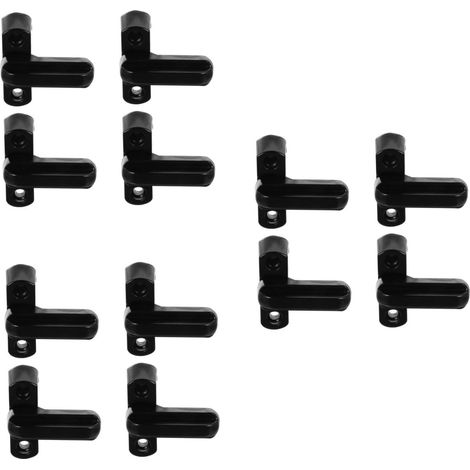 3 Ensembles Serrure De Fenêtre De Zinc T Forme De Verrou De Sécurité Supplémentaire Pour Fenêtres Et Portes Upvc Facile À Installer Utiliser Robuste Et Durable 4 Pièces x 3