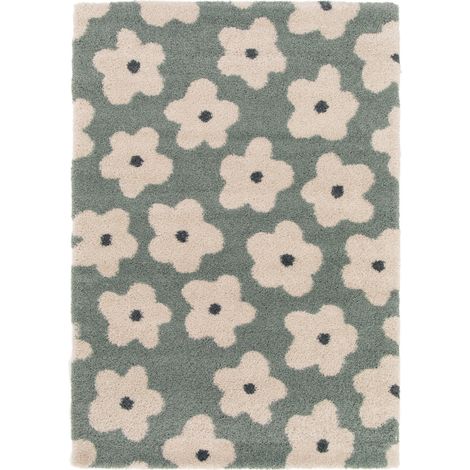 Tapis contemporain à motif floral - 160x230cm - Flora II (1/5)