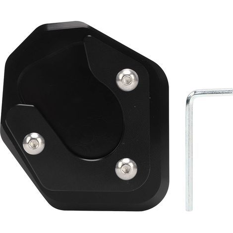 Support latéral CNC en aluminium lourd pour CFMOTO 800MT 2020-2023, extension de pied d'appui noire (1/5)
