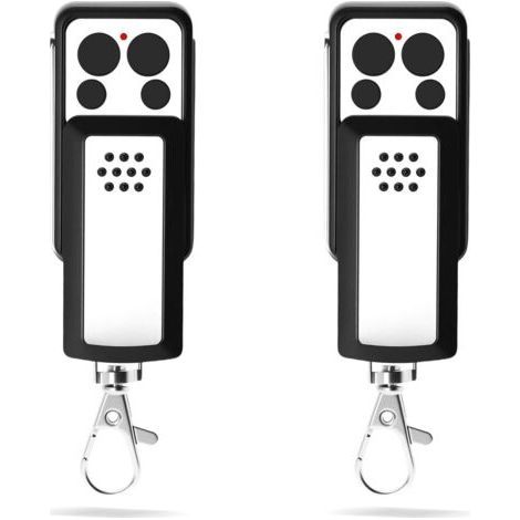 Muntra-Telecommande Universelle PortailLot de 2 Télécommandes de Portail 433,92 MHz – Compatible avec 114253, OLD 104250, RED 104257, 104251, 104350 – 4 Canaux, Code Tournant, Design à Glissière – Pil (1/4)