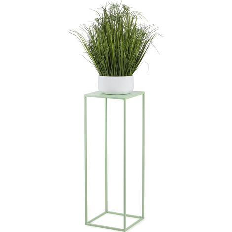 Supporto per fiori da terra color celadon, 70 cm