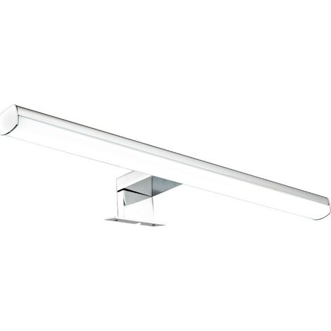 Voltman – Applique de salle de bain 50cm chrome – 10W 600lm 4000K – Étanchéité IP44 – Design épuré et dimmable télécommandé (1/6)