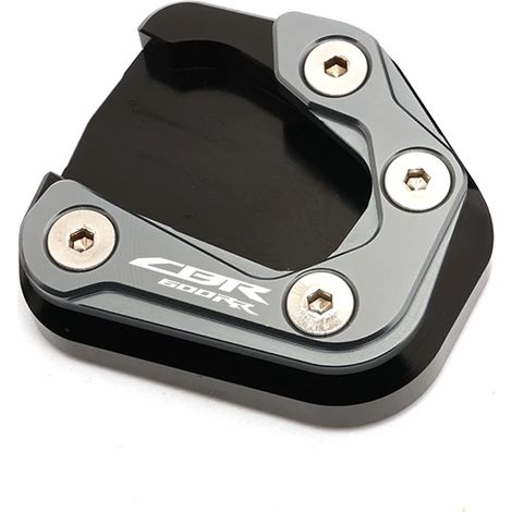 (Béquille latérale en titane) Compatible avec HONDA CBR600RR CBR 600RR 2007-2022 2021 Bouchon de valve CNC et plaque de support d'extension de béquille latérale pour moto maxpower (1/4)