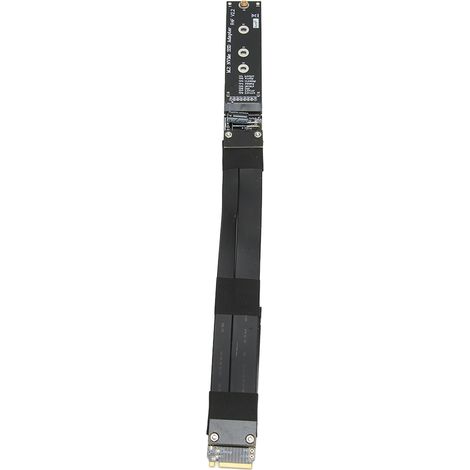 Câble d'extension M.2 NVMe SSD PCB R44SF, adaptateur M.2 vers PCIe 3.0 X4 32G/bps, clé M, rallonge 15cm pour Windows et Linux. (1/5)