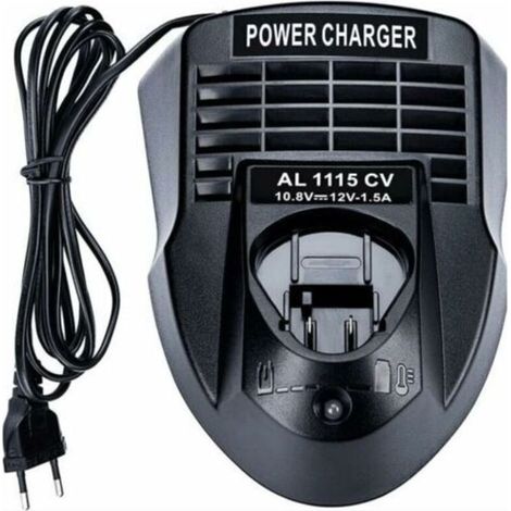 Chargeur de batterie Li-ion AL1115CV 10,8V/12V 1,5A, pour perceuse visseuse Bosch BC430, BC330, références 2 607 336 996, BAT411, BAT412A (1/5)
