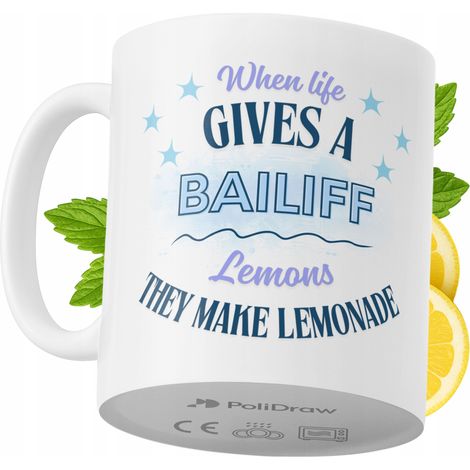 Lustige Tasse für Gerichtsvollzieher – Kaffee- oder Teetasse mit witzigem Textdesign – ideal für Geburtstage, Namenstage, Feiertage und besondere Anlässe. Hochwertige Tasse für Zuhause, Büro und Arbei