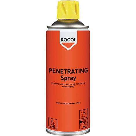 Rocol Anti-Corrosion Spray Treatment Aerosol 300ml - Penetrating Spray for Corrosion Protection (Pack of 12) (1/3)