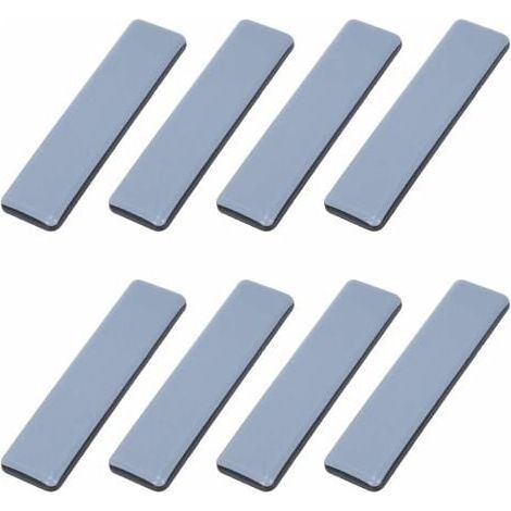 XVX – Schwere Möbelgleiter – 8 Stück 25 mm x 100 mm – Umweltfreundliches Harz – Antivibration für Parkett- und Fliesenböden – 25 mm x 100 mm (1/4)