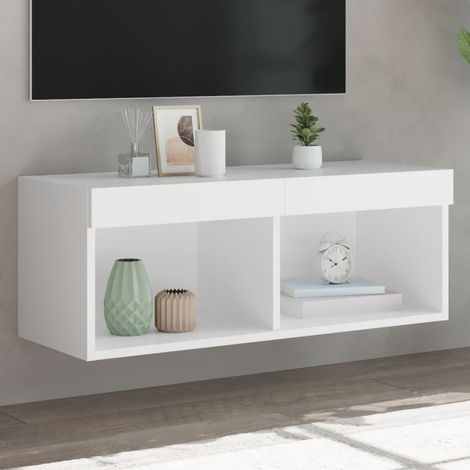 Mueble para TV con luces LED 80x30x30 cm